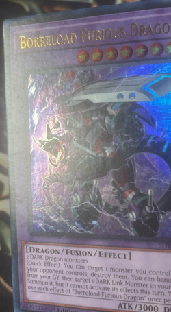 Yugioh: Borreload Furious Dragon - SDRR-EN042 - Ultra Rare - 1st Edition - MP - Image 4