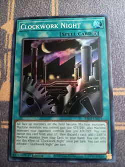 1x Clockwork Night RA03-EN071 Super Rare First Edition VLP - Image 1