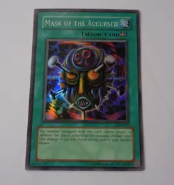 Mask of the Accursed LON-019 (Super Rare, Unlimited, Near Mint / NM) Yugioh - Image 1