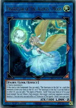 Yugioh Protector of The Agents - Moon GFP2-EN011 1st Edition Ultra Rare NM - Image 1