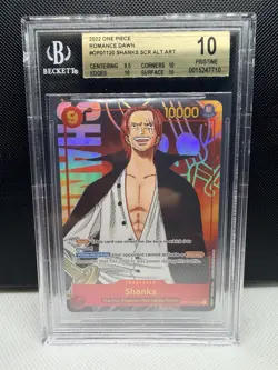 One Piece OP01-120 Shanks SEC Alt Art English Romance Dawn - Image 1