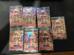 One Piece Monkey. D. Luffy Sealed Promo Treasure Booster English ST10-006 SR X7 - Image 1