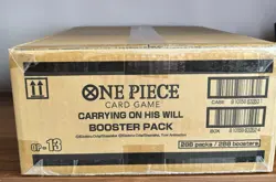 One Piece TCG English OP-13 Carrying On His Will Booster Box Case SEALED - Image 1