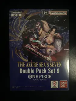 ONE PIECE [OP-EB-04] The Azure Sea’s Seven Double Pack Set 9 Display English - Image 1