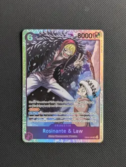 Rosinante & Law | EB04-038 | One Piece | The Azure Sea's Seven | SR Foil LP/NM - Image 1