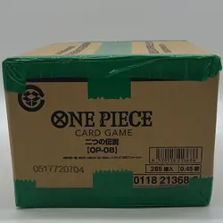 One Piece Japanese OP-08 Two Legends Booster Box Case Sealed - Image 1