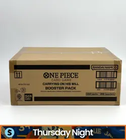 ONE PIECE TCG CARRYING ON HIS WILL OP-13 BOOSTER BOX SEALED CASE - Image 1