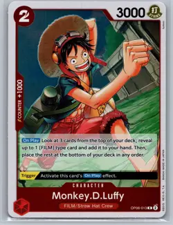 Monkey.D.Luffy OP06-013 One Piece Wings Of the Captain - English🔥 - Image 1