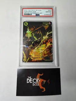 Portgas D. Ace Alternate Art One Piece OP12 PSA 10 - Image 1