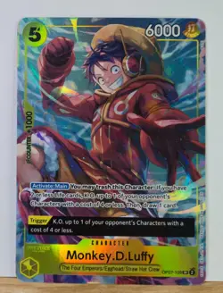 One Piece English - Monkey.D.Luffy - Illustration Promo - OP07-109 - SR - NM - Image 1