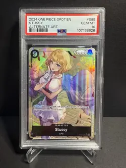 PSA 10 Stussy OP07-085 Alt Art Parallel 500 Years inthe Future One Piece English - Image 1