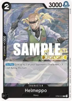 Near Mint - 1 x One Piece Helmeppo - ST06-010 - P (Judge Promo) - Foil One Piece - Image 1