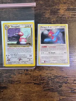 Pokemon Porygon2 12/64 Holo & Porygon-Z lv.54 6/106 Holo Card Lot Free Shipping! - Image 1
