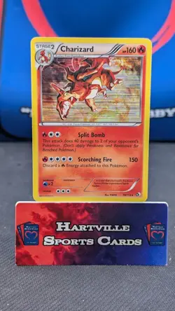 Pokemon Charizard Legendary Treasures 19/113 Reverse Holo Rare English TCG Card - Image 1
