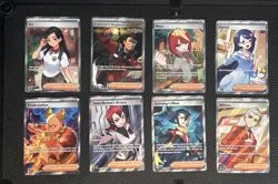 Pokemon Full Art Trainer Lot 8 Cards From Random Sets NM/M. All Cards Shown - Image 1