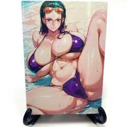 One Piece Nico Robin Sexy Anime Waifu Girl Doujin Lewd Goddess Story Art Card - Image 2
