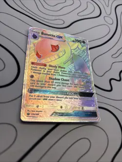Pokemon TCG Banette GX Full Art Holo Card Celestial Storm 174/168 - Image 3