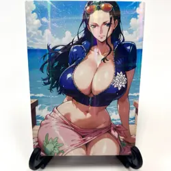 One Piece Nico Robin Sexy Anime Waifu Girl Doujin Lewd Goddess Story Art Card - Image 2