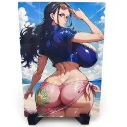 One Piece Nico Robin Sexy Anime Waifu Girl Doujin Lewd Goddess Story Art Card - Image 2