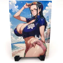 One Piece Nico Robin Sexy Anime Waifu Girl Doujin Lewd Goddess Story Art Card - Image 1