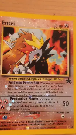 Entei 34/53 Wotc Promo Reverse Holo - Pokemon Card - TCG - - Image 2