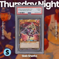 2024 YU-GI-OH! CARD GAME 7-ELEVEN COLLAB R.D. #JP002 E-HERO BURSTINATRIX PSA 9 - Image 1