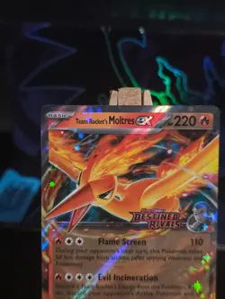 Pokemon Card Team Rocket's Moltres ex (Destined Rivals Stamp) #31 Promo - Image 2