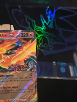 Pokemon Card Team Rocket's Moltres ex (Destined Rivals Stamp) #31 Promo - Image 3