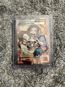Pokemon TCG Pokemon Fan Club Trainer Full Art Card 106/106 Flashfire Holo VLP/LP - Image 1