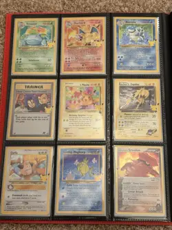 Pokemon TCG Celebrations Complete 50 Card Master Set with Promos, Extras, Binder - Image 1