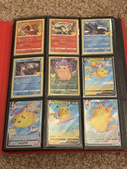 Pokemon TCG Celebrations Complete 50 Card Master Set with Promos, Extras, Binder - Image 2