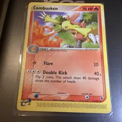 COMBUSKEN 27/109 EX Ruby and Sapphire Pokemon E reader card - Image 2