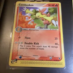 COMBUSKEN 27/109 EX Ruby and Sapphire Pokemon E reader card - Image 3