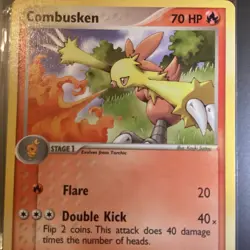 COMBUSKEN 27/109 EX Ruby and Sapphire Pokemon E reader card - Image 5