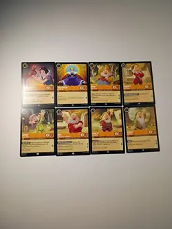 Disney Lorcana Snow White Lot (8) Common Cards Rise Of The Floodborn - Image 1