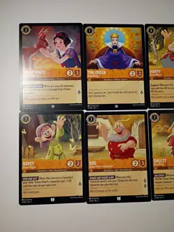 Disney Lorcana Snow White Lot (8) Common Cards Rise Of The Floodborn - Image 2