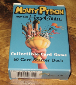 Monty Python and the Holy Grail CCG Starter Deck Open Cards VG condition unused - Image 1