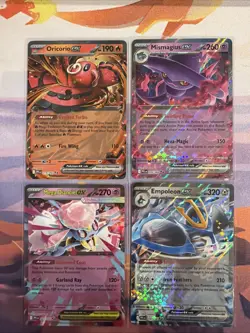 Pokemon TCG Phantasmal Flames (4) Card Lot - 018/094, 036/094, 041/094, 070/094 - Image 1