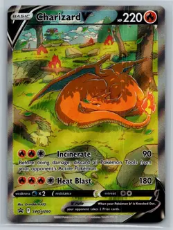 SWSH: Sword & Shield Promo Cards #SWSH260 Charizard V Holo - Image 1
