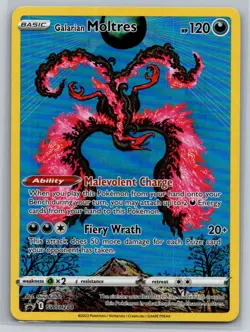 SWSH: Sword & Shield Promo Cards #SWSH284 Galarian Moltres Illustration Rare - Image 1