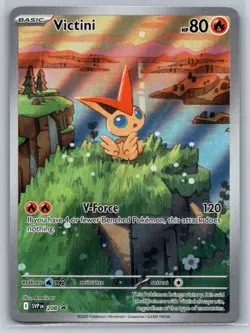 SV: Scarlet & Violet Promo Cards #208 Victini Illustration Rare - Image 1