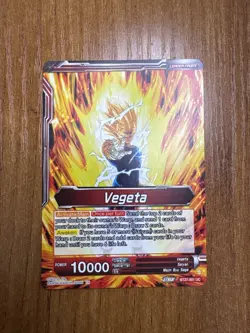 SSB Vegeta Saiyan Pride BT27-001 SLR History of Z Dragon Ball Super Masters Card - Image 4