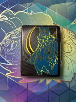 Mega Lucario Card Sleeves - Pokemon TCG Mega Evolution ETB 65 - Image 1