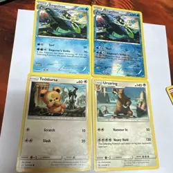 Empoleon Reverse Holo And Ursaring (4 Pokemon Card Lot) - Image 1