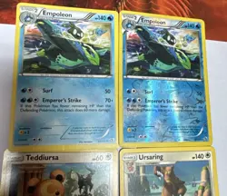 Empoleon Reverse Holo And Ursaring (4 Pokemon Card Lot) - Image 2