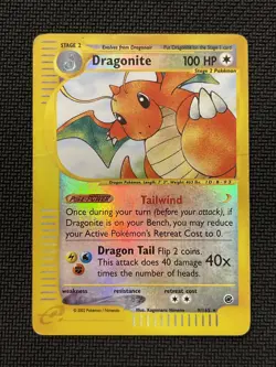 Dragonite - 9/165 - Pokemon Expedition Reverse Holo Card HP - Image 1