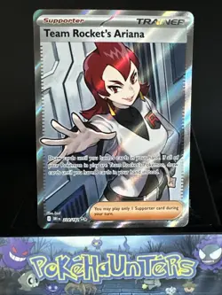 Pokemon Card Team Rocket's Ariana 224/182 Destined Rivals Ultra Rare NM - Image 1