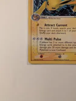Jolteon Holofoil 8/115 Pokemon Unseen Forces Pokemon Card - Image 5
