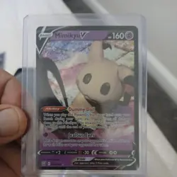 Pokemon TCG Brilliant Stars - Mimikyu V #068/172 - Ultra Rare Holo Card - Image 1