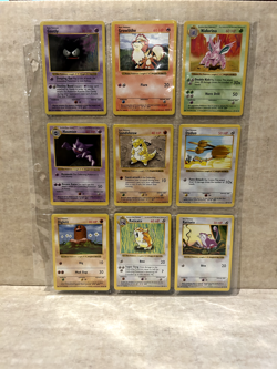Vintage Pokemon Card Lot 1999 all shadowless, NM, 9 cards - Image 1